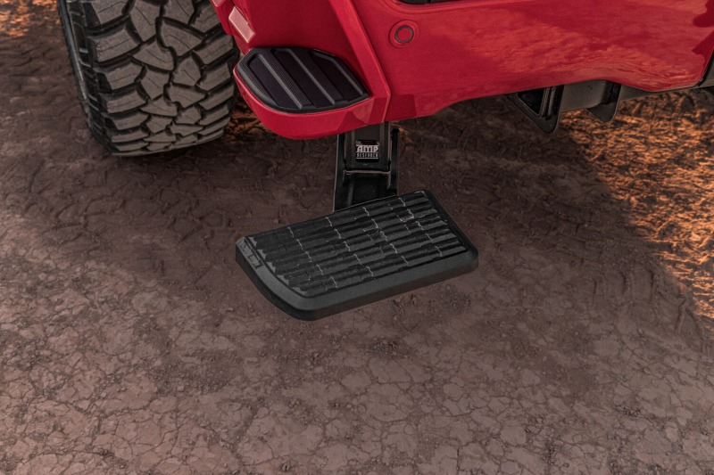 Ford F-250 BedStep - Rear - AMP Research - Retractable - Black - `23-`24